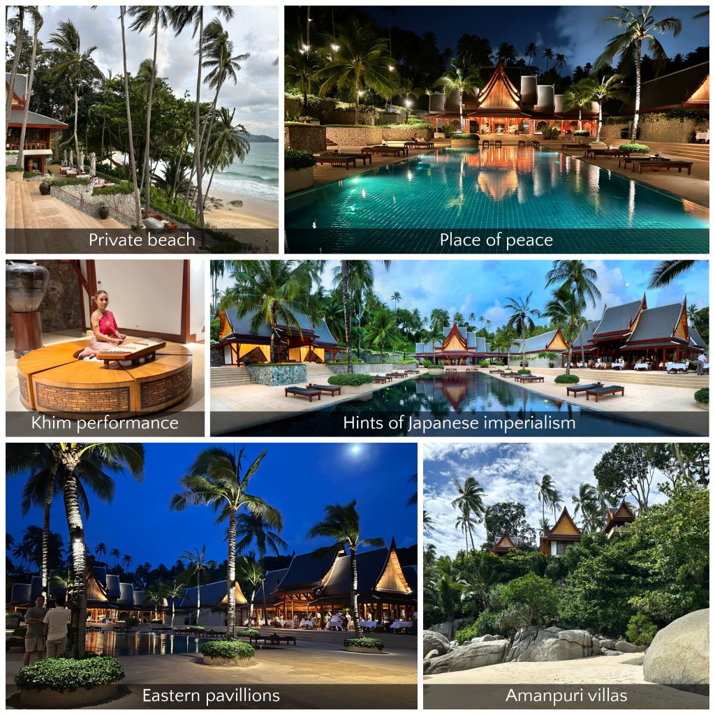 Amanpuri resort architecture and grounds Phuket
