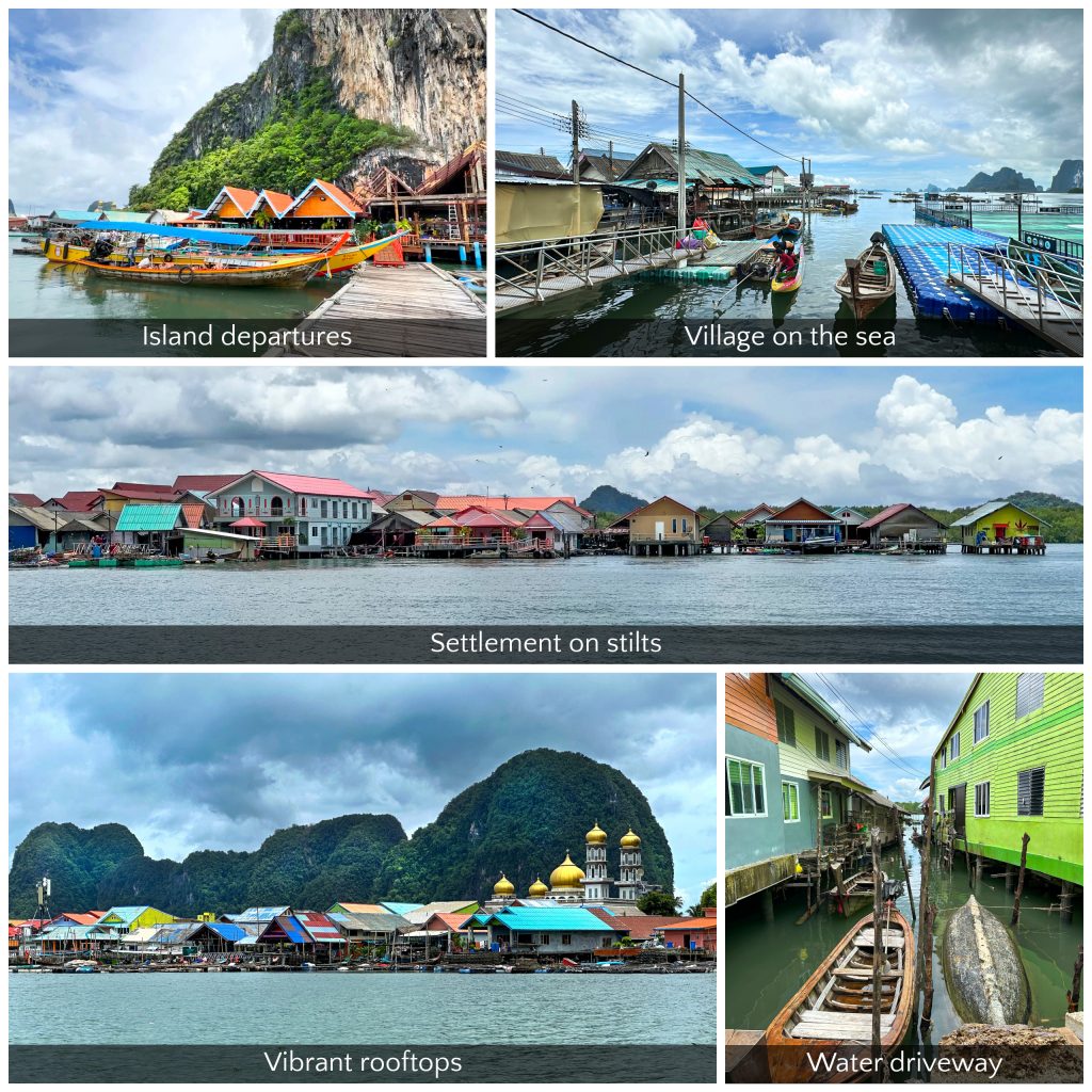 Floating houses at Koh Panyee village Thailand