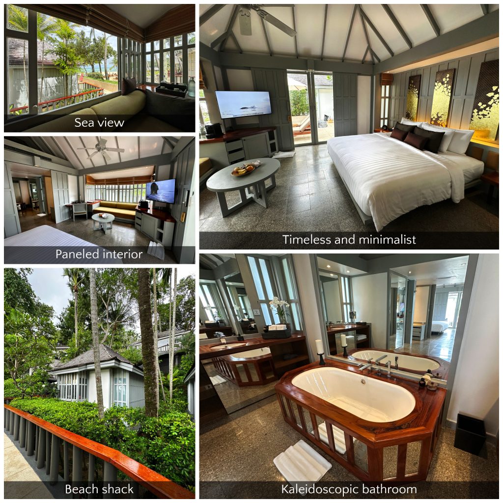 Beach villa room at The Surin Phuket resort